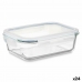 Lunchlåda Transparent Silikon Borosilikatglas 640 ml 18,3 x 6,2 x 13,7 cm (24 antal)