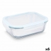 Cutie pentru Prânz Transparent Silicon Sticlă borosilicată 2,2 L 27 x 9 x 22 cm (6 Unități)