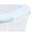 Lancheira Transparente Silicone Vidro de Borosilicato 950 ml 18 x 8,8 x 13,5 cm (12 Unidades)