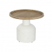 Table d'appoint DKD Home Decor Blanc Naturel Métal Sapin 61,5 x 61,5 x 51 cm