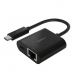 Omrežni Adapter USB C v RJ45 Belkin INC001BTBK Črna