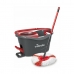 Mop with Bucket Vileda mop en steel Supermocio 3Action Alb Roșu Microfibre