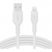 Cable USB a Lightning Belkin CAA008BT2MWH 2 m Blanco