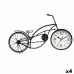 Stalinis laikrodis Polkupyörä Musta Metalli 42 x 24 x 10 cm (4 osaa)
