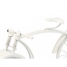 Tafelklok Bicicleta Branco Metal 38 x 20 x 4 cm (4 Unidades)