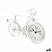 Stolné hodiny Bicykel Biela Kov 33 x 22,5 x 4,2 cm (4 kusov)