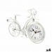 Stolní hodiny Bicicletă Alb Metal 33 x 22,5 x 4,2 cm (4 Unități)