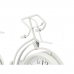 Stolné hodiny Bicykel Biela Kov 33 x 22,5 x 4,2 cm (4 kusov)