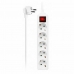 Regleta Enchufes 5 Tomas con Interruptor Ewent EW3916 Schuko (1,5 m)