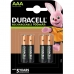 Oppladbare Batterier DURACELL StayCharged AAA (4pcs) HR03 AAA 1,2 V AAA