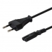 Cable de Alimentación Savio CL-105 Negro 2-pin C7 3 m