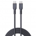 Kabel USB-C naar USB-C Aukey CB-SCC101 Zwart 1 m