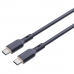 Kabel USB-C naar USB-C Aukey CB-SCC101 Zwart 1 m