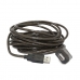 Cablu Prelungitor USB GEMBIRD USB A/USB A M/F 5m Negru 5 m