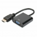 Adattatore HDMI con VGA Digitus DIGITUS Convertidor HDMI a VGA Nero