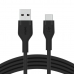 Kabel USB-C do USB Belkin BOOST↑CHARGE Flex Czarny 3 m (1 Sztuk)