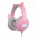 Hoofdtelefoon met Hoofdband Tanooki FR-TEC Tanooki Roze