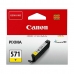 Cartouche d'encre originale Canon CLI-571Y Jaune