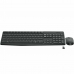 Ασύρματο Πληκτρολόγιο και Ποντίκι Logitech 920-007919 Μαύρο Γκρι Ισπανικά Πληκτρολόγιο Qwerty QWERTY