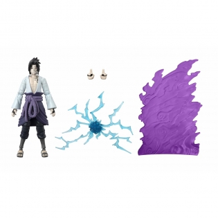 Figura De Acción Uchiha Sasuke Anime Heroes Naruto Bandai