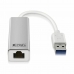 Gigabit Ethernet adaptér do USB 3.0 s prídavným USB vstupom NANOCABLE 15 cm