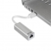 Gigabit Ethernet adaptér do USB 3.0 s prídavným USB vstupom NANOCABLE 15 cm