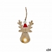 Kerstversiering Rendier Bruin Hout 7,5 x 2,5 x 17 cm (24 Stuks)