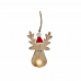 Christmas bauble Reindeer Brown Wood 7,5 x 2,5 x 17 cm (24 Units)