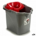 Dweilemmer Met wieltjes Plastic 31 x 31 x 41 cm 15 L (24 Stuks)