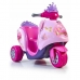 Foten i Golvet Motorcykel Feber Scooty Little Princess Elektrisk 6V 84 x 72 x 52 cm