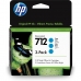 Cartucho de Tinta Original HP 3ED77A Cian