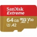 Карта памяти микро SD SanDisk Extreme 64 Гб