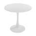 Pöytä Pyöreä Valkoinen Metalli Puu MDF (80 x 73 x 80 cm)