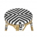 Tabouret Home ESPRIT Bicolore Métal rotin synthétique 39,5 x 39,5 x 74,5 cm