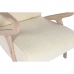 Armchair Home ESPRIT White Natural 57 x 55 x 85 cm