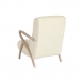 Armchair Home ESPRIT White Natural 57 x 55 x 85 cm