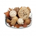 Decorative Potpourri Balta Ruda Raudona 14 x 30,5 x 14 cm (6 vnt.)