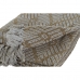 Couverture Home ESPRIT Blanc Gris Moutarde Coton (2 Unités)