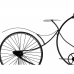 Orologio da Tavolo Bicicletta Nero Metallo 95 x 50 x 12 cm