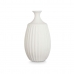 Vase Narrow White Ceramic 27 x 48 x 27 cm