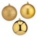 Kerstballen Ø 10 cm 6 Stuks Gouden PVC