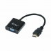 Adapter HDMI u VGA i-Tec HDMI2VGAADA Crna 15 cm