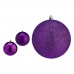 Bolas de Natal Ø 12 cm 6 Unidades Roxo PVC