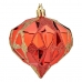 Vánoční koule Diamant Ø 8 cm 6 kusů Červený Plastické
