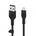 Cablu USB la Lightning Belkin CAA008BT3MBK Negru 3 m