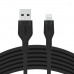 Cablu USB la Lightning Belkin CAA008BT3MBK Negru 3 m