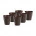 Set of glasses Duralex Picardie Brown 90 ml Ø 6,5 x 6,7 cm (6 Units)