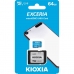 Cartão de Memória Micro SD com Adaptador Kioxia Exceria 64 GB UHS-I Classe 10 Azul