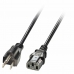 Kabel zasilający C13 LINDY 30338 Czarny