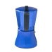 Cafetera Italiana Oroley Petra Azul Aluminio 9 Tazas